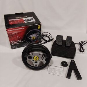 Thrustmaster Ferrari Challenge Racing Wheel & Pedals - Black/Silver/Yellow
